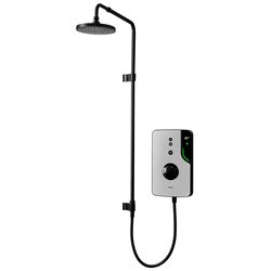 Triton Showers / Triton ENlight Thermostatic Electric Shower with UNIQ Kit Grey / Black 9.5kW