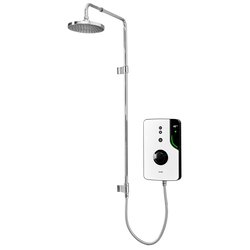 Triton Showers / Triton ENlight Thermostatic Electric Shower with UNIQ Kit White / Chrome 9.5kW
