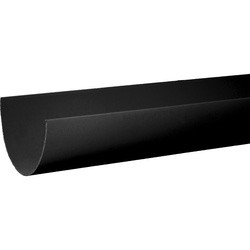 Aquaflow / Hi-Cap Gutter 120mm Black 3m