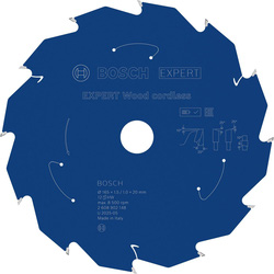 Bosch / Bosch EXPERT Cordless Wood Circular Saw Blade 165 x 20 x 12T