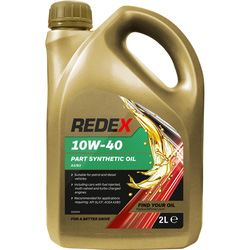 Redex 10W-40 Part Synthetic Engine Oil Fuel Injected, Multi-Valved & Turbo-Charged