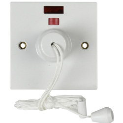 Made4Trade / Made4Trade Ceiling Pull Cord Switch 45A with Neon Square