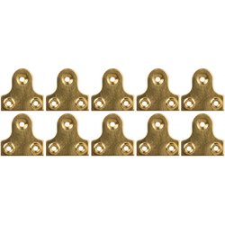 Lockworks / Lockworks Mirror Plates Round Hole 10 Pack 38mm