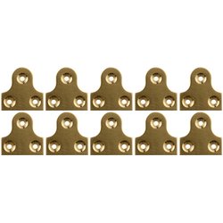 Lockworks / Lockworks Mirror Plates Round Hole 10 Pack 32mm