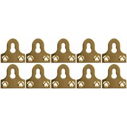 Lockworks / Lockworks Mirror Plates Slotted 10 Pack 38mm