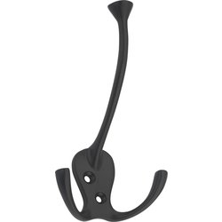 Lockworks / Lockworks Triple Robe Hook Matt Black