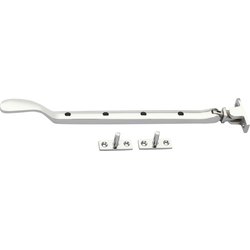 Lockworks Casement Stay Polished Chrome