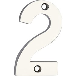 Lockworks / Lockworks Chrome Door Numeral 75mm 2