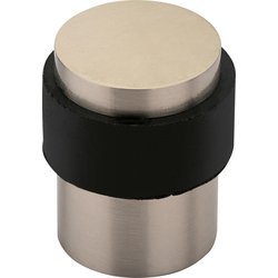 Lockworks Floor Door Stop Satin Stainless Steel 30mm