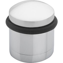 Lockworks / Lockworks Cylinder Door Stop Polished Chrome