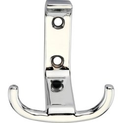 Lockworks / Lockworks Modern Double Hook Polished Chrome