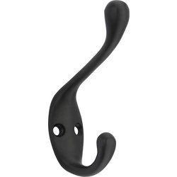 Lockworks / Lockworks Hat & Coat Hook Matt Black