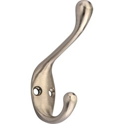 Lockworks / Lockworks Hat & Coat Hook Satin Nickel