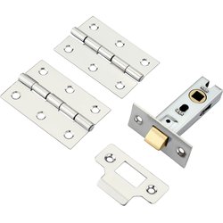 Lockworks / Lockworks Door Latch Pack Polished Chrome