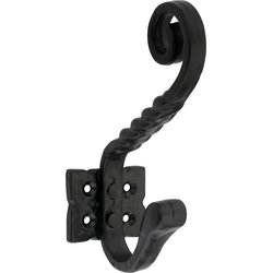 Lockworks / Lockworks Heavy Duty Hook Hat & Coat Black