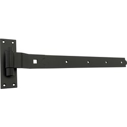 Lockworks / Lockworks Hook & Band Cranked Hinge Pair Black 600mm