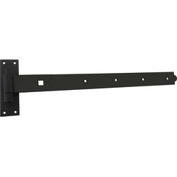 Lockworks Hook & Band Hinge Pair Straight Black 600mm