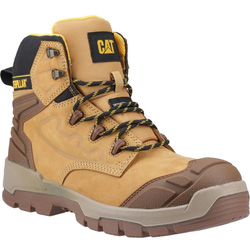 CAT / CAT Striver XL 6" Waterproof Safety Boots Black/Yellow/Honey Size 12