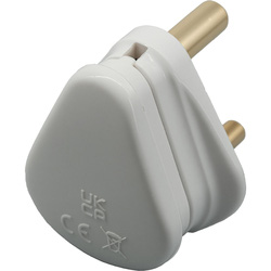 Tower / Tower Round Pin Unfused Plug White
