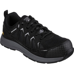 Skechers / Skechers Malad II Safety Trainers Black Black Size 8