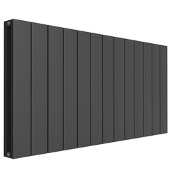 Kudox / Kudox AluLite Aluminium Radiator 600 x 1230mm Textured Black