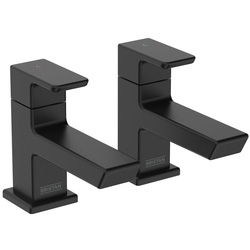 Bristan / Bristan Cobalt Basin Pillar Taps Black