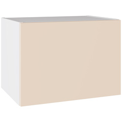 Kitchen Kit / Kitchen Kit Flatpack Bridging Wall Cabinet Slab Supermatt Cashmere 500mm