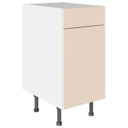 Kitchen Kit / Kitchen Kit Drawerline Base Cabinet Flatpack Slab Supermatt Cashmere 400mm