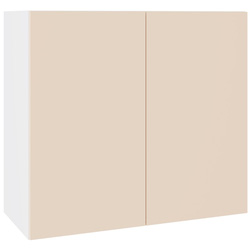 Kitchen Kit / Kitchen Kit Flatpack Wall Cabinet Slab Supergloss Cashmere 800mm