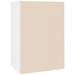 Kitchen Kit / Kitchen Kit Flatpack Wall Cabinet Slab Supergloss Cashmere 500mm