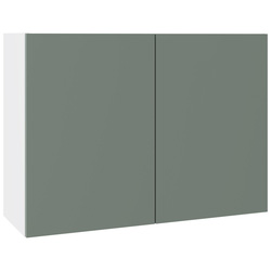 Kitchen Kit / Kitchen Kit Flatpack Wall Cabinet Slab Supermatt Agave Green 1000mm