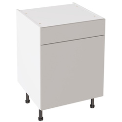Kitchen Kit / Kitchen Kit Value Slab Drawerline Base Cabinet Flatpack Matt Light Grey 600mm