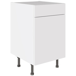 Kitchen Kit / Kitchen Kit Slab Drawerline Base Cabinet Flatpack Supergloss White 500mm