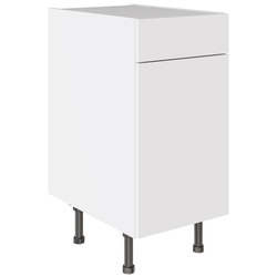 Kitchen Kit / Kitchen Kit Slab Drawerline Base Cabinet Flatpack Supergloss White 400mm