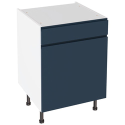 Kitchen Kit / Kitchen Kit J-Pull Drawerline Base Cabinet Flatpack Matt Indigo Blue 600mm