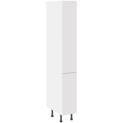 Kitchen Kit / Kitchen Kit Slab Pull & Swing Larder Cabinet Supergloss White 300mm