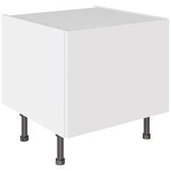 Kitchen Kit / Kitchen Kit Slab Belfast Sink Base Kitchen Cabinet Supergloss White 600mm