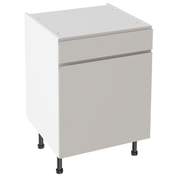 Kitchen Kit / Kitchen Kit J-Pull Drawerline Base Cabinet Flatpack Matt Light Grey 600mm