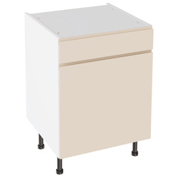 Kitchen Kit / Kitchen Kit J-Pull Drawerline Base Cabinet Flatpack Matt Cashmere 600mm