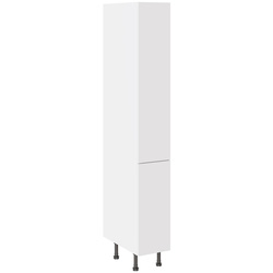 Kitchen Kit / Kitchen Kit Slab Larder Cabinet Supergloss White 300mm