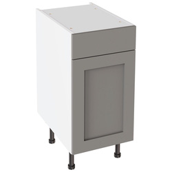 Kitchen Kit / Kitchen Kit Shaker Drawerline Base Cabinet Flatpack Matt Dust Grey 400mm