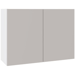 Kitchen Kit / Kitchen Kit Slab Wall Kitchen Cabinet Supergloss Light Grey 1000mm