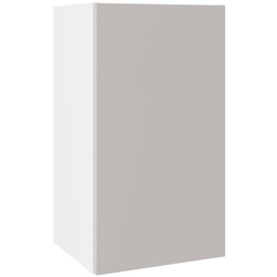 Kitchen Kit / Kitchen Kit Slab Wall Kitchen Cabinet Supergloss Light Grey 400mm