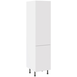 Kitchen Kit / Kitchen Kit Slab Larder Cabinet Supermatt White 500mm