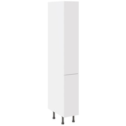 Kitchen Kit / Kitchen Kit Slab Larder Cabinet Supermatt White 300mm