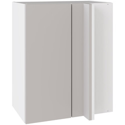 Kitchen Kit / Kitchen Kit Slab Blind Corner Wall Kitchen Cabinet Supermatt Light Grey 600mm