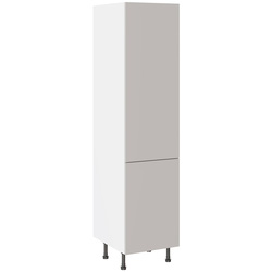 Kitchen Kit / Kitchen Kit Slab Larder Cabinet Supermatt Light Grey 500mm