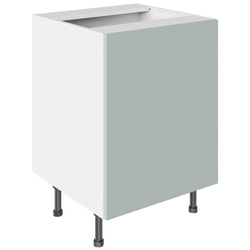 Kitchen Kit / Kitchen Kit Slab Sink/Hob Cabinet Flatpack Supermatt Aquamarine 600mm