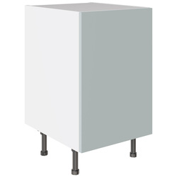 Kitchen Kit / Kitchen Kit Slab Base Kitchen Cabinet Flatpack Supermatt Aquamarine 500mm