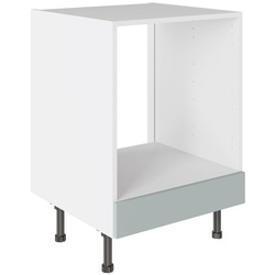 Kitchen Kit / Kitchen Kit Slab Oven Base Kitchen Cabinet Supermatt Aquamarine 600mm